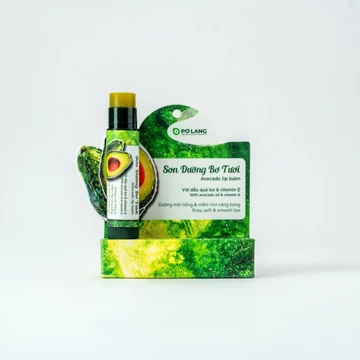[Top Value] Son dưỡng môi Pơ Lang son dưỡng không màu bơ A08, mặt nạ môi, ủ môi chiết xuất từ bơ thỏi 4g