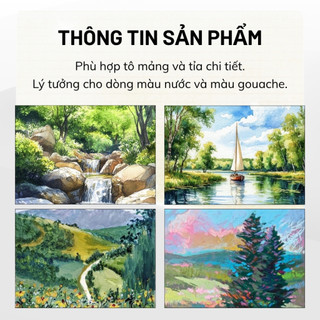 [Hỏa tốc HCM] [Hỏa tốc HCM] Cọ Tỉa Đầu Tròn Passion Vẽ Màu Nước Hạng Họa Sĩ Cao Cấp