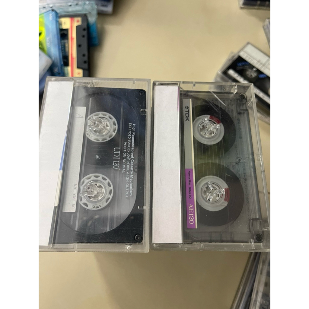 Combo 5 Băng Cassette Nhật 120 Phút, Sony, TDK, Maxell, Axia và 1 Số hãng khác như hình