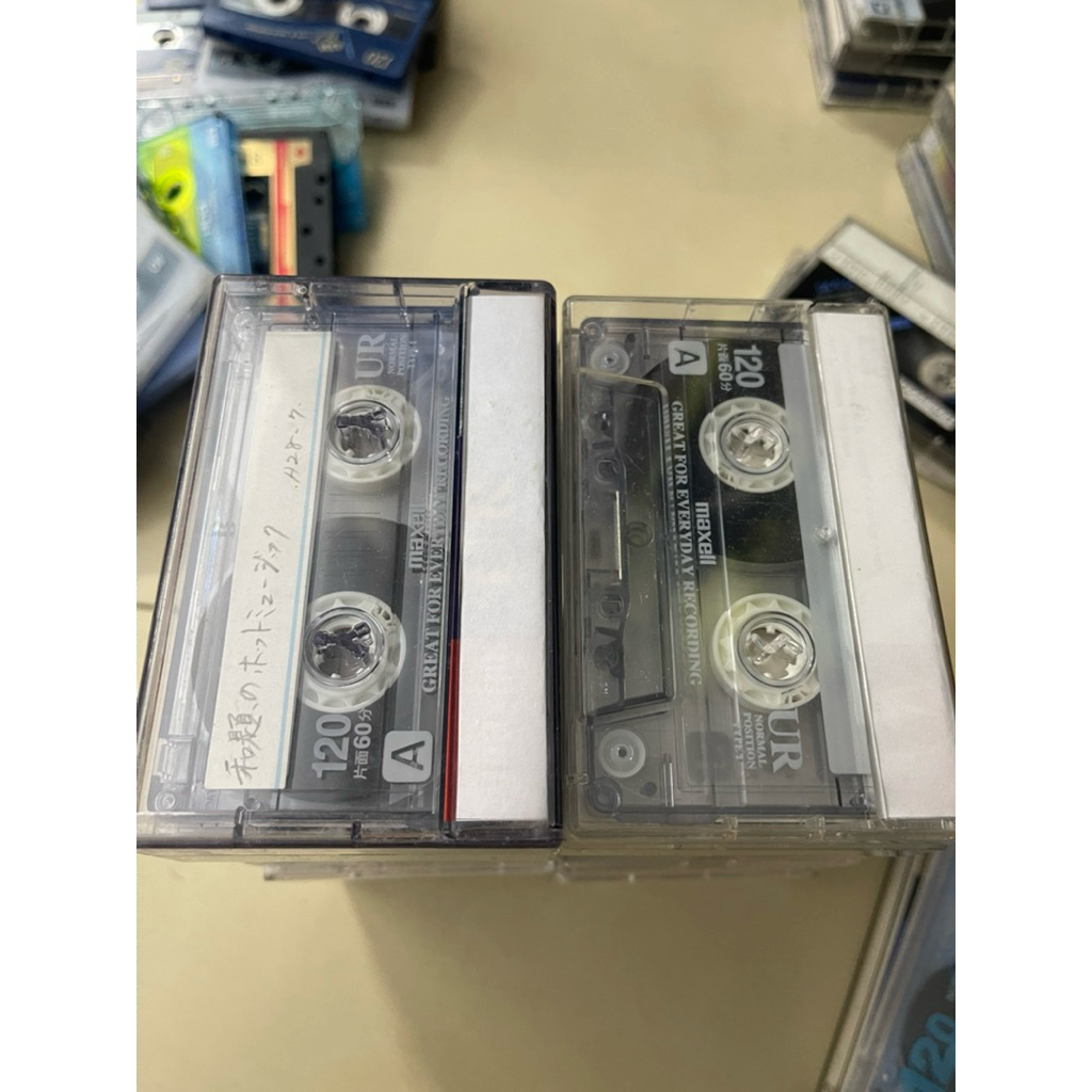 Combo 5 Băng Cassette Nhật 120 Phút, Sony, TDK, Maxell, Axia và 1 Số hãng khác như hình