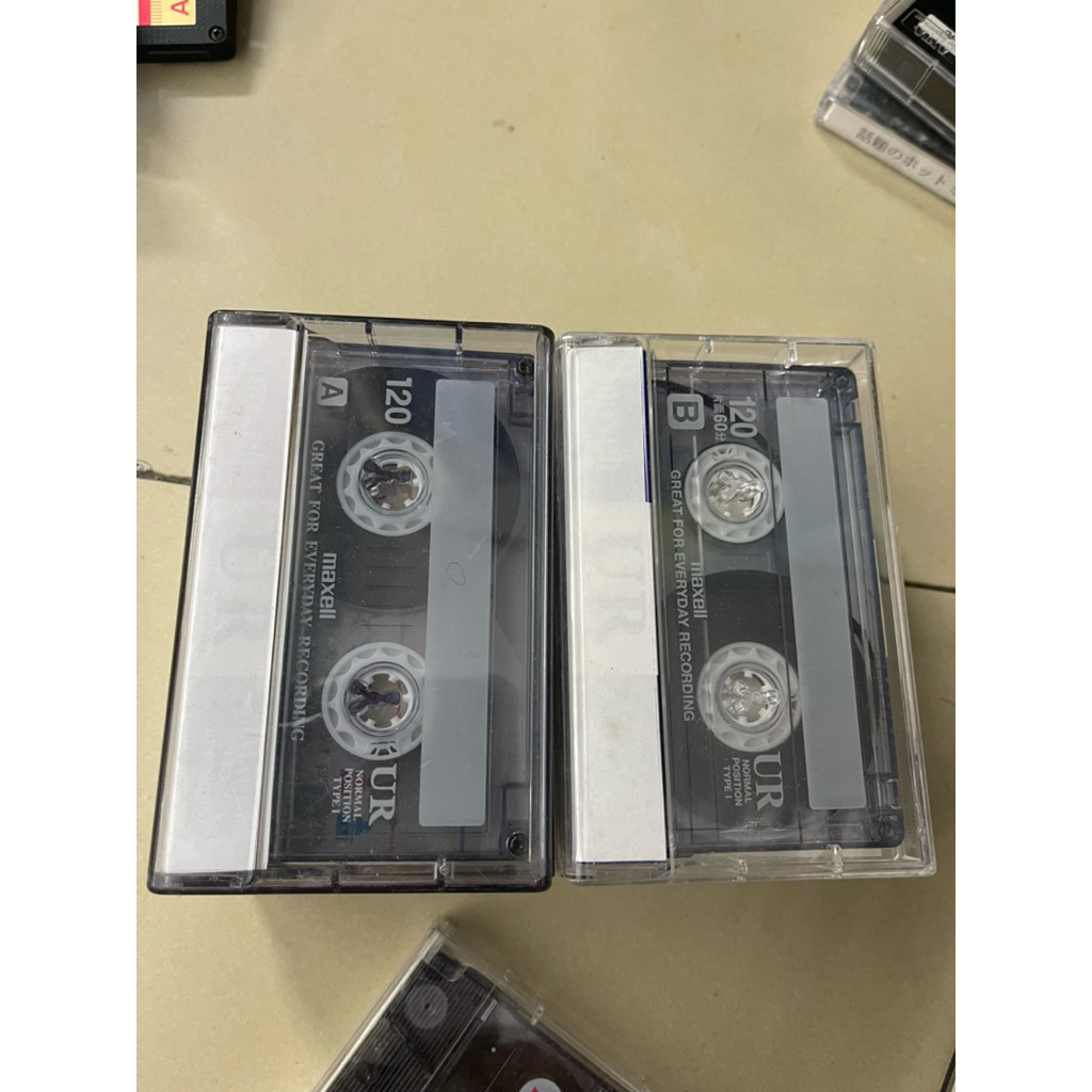 Combo 5 Băng Cassette Nhật 120 Phút, Sony, TDK, Maxell, Axia và 1 Số hãng khác như hình