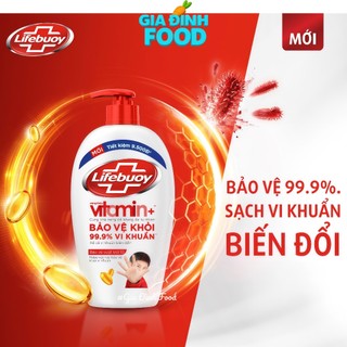 Nước Rửa Tay Lifebuoy Bảo Vệ Khỏi 99.9% Vi Khuẩn Gây Bệnh 450G