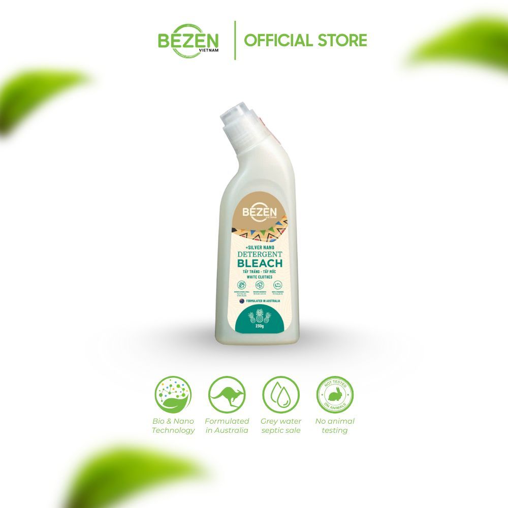 Chai Tẩy Trắng Tẩy Mốc Quần Áo BEZEN 280g Chuyên Tẩy Sạch Mốc Quần Áo Nano Kháng Khuẩn