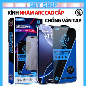 Kính cường Lực Iphone AG TIGER cao cấp chống vân tay 16 ProMax 17 Air 15 ProMax 11 12 13 14 Pro Max Xs Max X Xr