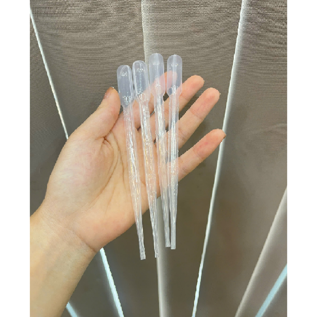 COMBO 10 ỐNG BÓP NHỎ GIỌT 3 ML / Pipette pasteur nhựa 3ml
