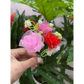 hoa Hồng voan lụa combo cho sỉ, qua tặng ,nguyên liệu boá hoa 20/10, ngày lễ tình yêu , 20/11