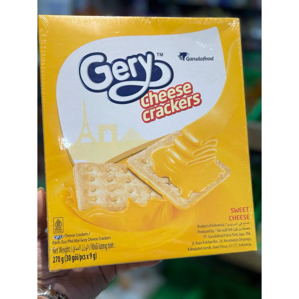 Bánh Gery Phô Mai Cheeese Cracker 1hộp- 270g | Shopee Việt Nam
