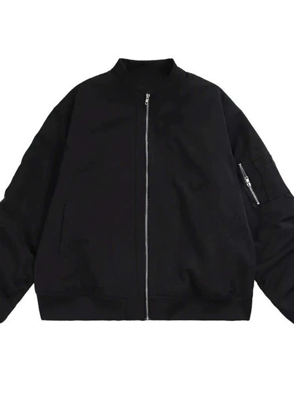 Áo Khoác Bomber Gió Khoá Tay Bản Trơn Gió Lì 2 Lớp Chống Nắng Chống Gió ,Chống Tia UV Siêu Bền