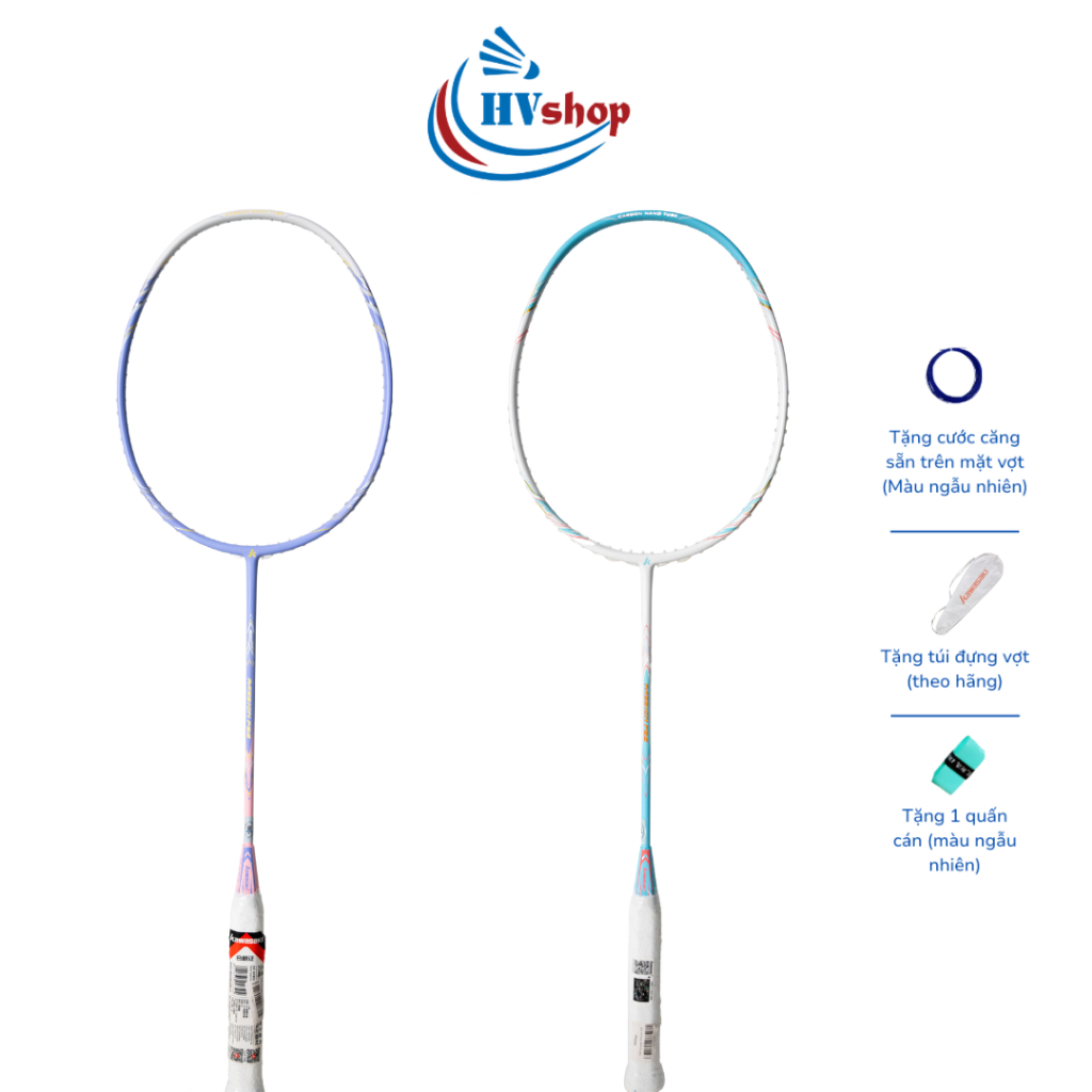 Vợt cầu lông Kawasaki Passion P26 chính hãng, tặng cước căng sẵn, bao đơn và quấn cán - HVShop