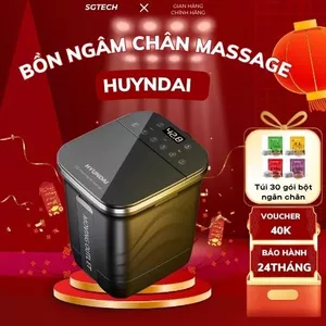 Bồn Ngâm Chân Massage Tự Động Đức - Tự Làm Ấm Nước, Khử Trùng Hồng Ngoại, Khử Mùi Hôi và Vi Khuẩn