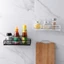 KỆ ĐỂ GIA VỊ CHỮ NHẬT DỄ LẮP ĐẶT - Giá Sắt Treo Tường Kèm Miếng Dán Siêu Chắc Chắn,Kệ Inox Dán Tường Nhà Tắm Đa Năng