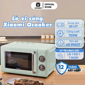 Lò Vi Sóng Lò Nướng Qcooker CR-WB01B Dung Tích 20L 700W Hàng Chính Hãng Bảo Hành 12 Tháng