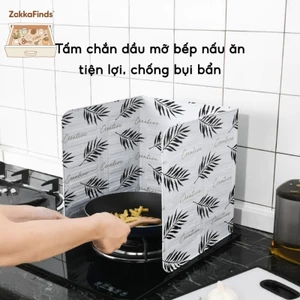 TẤM CHẮN BẾP ĐA NĂNG Chống Bắn Dầu Mỡ - Chắn Gió, Cách Nhiệt Cho Bếp Gas & Bếp Điện (Có Họa Tiết)