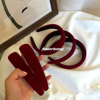 Bờm Tóc Nhung Băng Đô Cài Tóc Nữ Chồi Accessories Bờm Nhung Cài Tóc Tết Y349