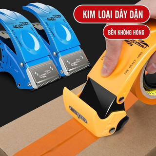 Máy cắt băng dính loại lớn, dụng cụ đóng gói tiện lợi tự động, răng sắt chắc chắn, thiết kế cầm tay chống trượt siêu bền