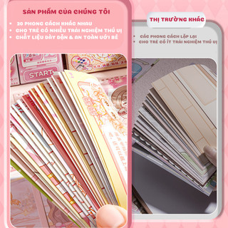 Tập Sticker Trang Điểm Công Chúa Cho Bé Gái - Sổ Tập Vẽ, Tô Màu, Thay Đồ DIY Cho Bé Sáng Tạo Và Phát Triển Tư Duy