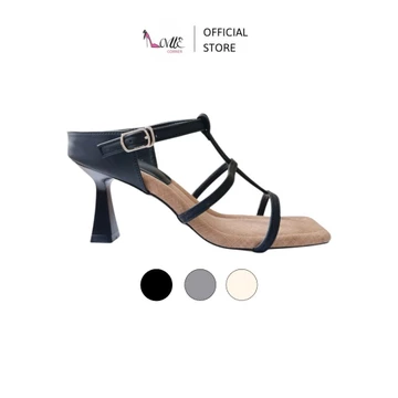 LOVIIECORNER x - GUỐC NỮ THỜI TRANG QUAI NGANG KHÓA CÀI - GUỐC NỮ MŨI VUÔNG ĐỆM BÔNG ÊM CA0 7CM - D250920 - HDP2608