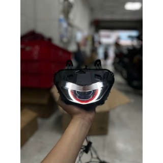 [EX155] Combo Pha Đèn Lắp Sẵn Bi Cầu 2.0 Hoặc 3.0 Siêu Sáng Cho Dòng Xe EXCITER 155. Đầy Đủ Giắc Cắm Theo Xe.