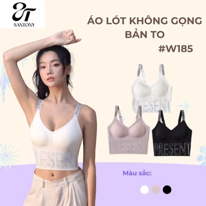 Áo Bra Đi Biển Đính Đá Santony W185 - Thể Thao Không Gọng Thun Lạnh PIER N°5