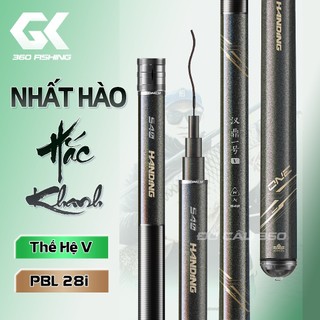 Cần Câu Đài Nhất Hào Khắc Khanh F1 Bản 5H Cần Câu Tay Handing Cacbon Tặng Kèm Phụ Kiện