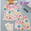 Bộ tole LỬNG bé gái cổ tròn cài 1 nút - Đồ bộ tole Flower