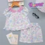 Bộ tole LỬNG bé gái cổ tròn cài 1 nút - Đồ bộ tole Flower
