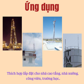 [Chính hãng] Kim thu sét Liva LAP-CX040T bán kính bảo vệ 62m-Hiện đại,phát xạ sớm phóng tia tiên đạo