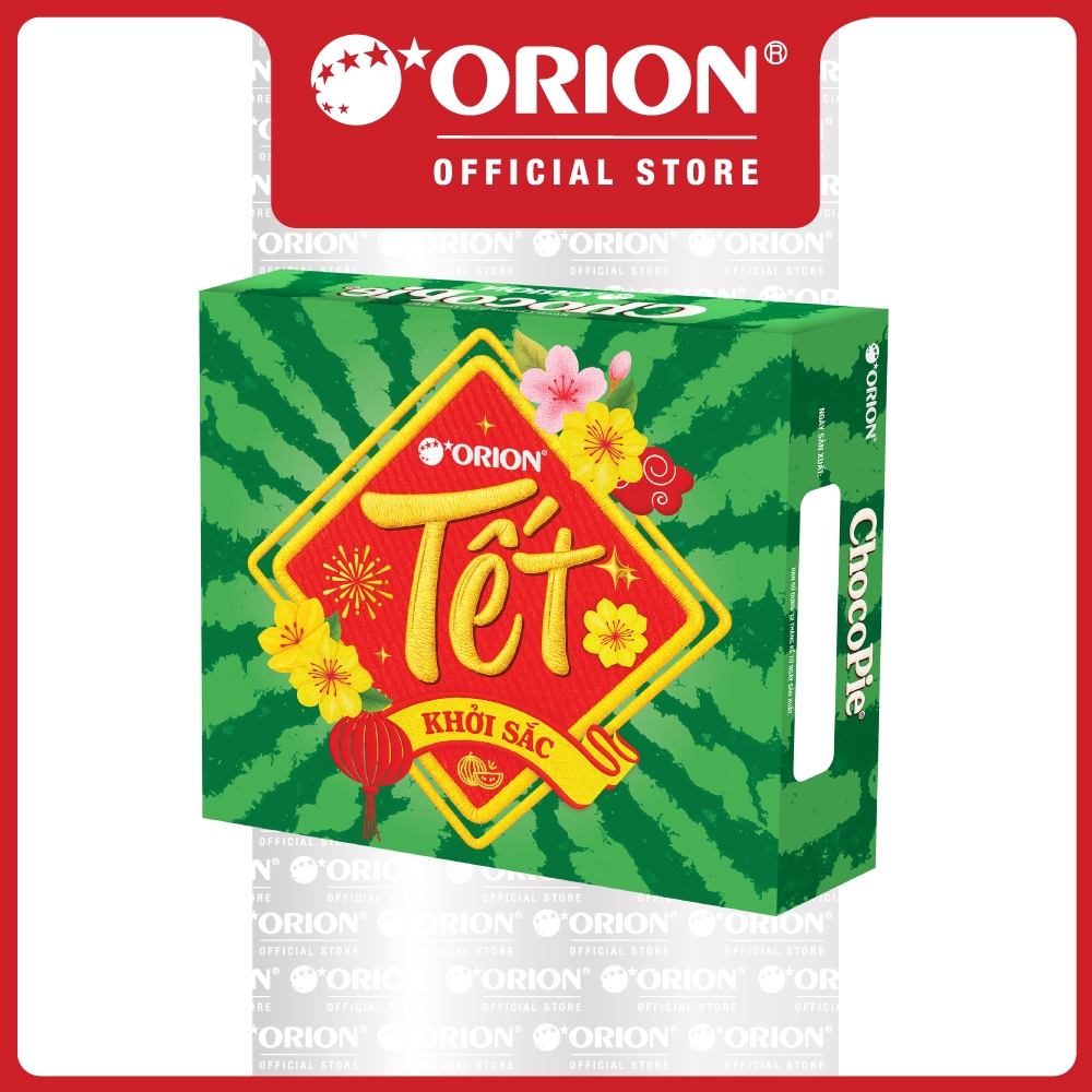 [Date 50%] Combo 2 Hộp 12 gói Bánh Chocopie vị Dưa Hấu (336g)