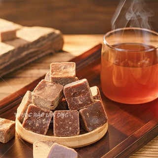 Viên đường nâu 100g, trà đường nâu Vân Nam, đường đen mật mía, nguyên vị - Lãn Ông