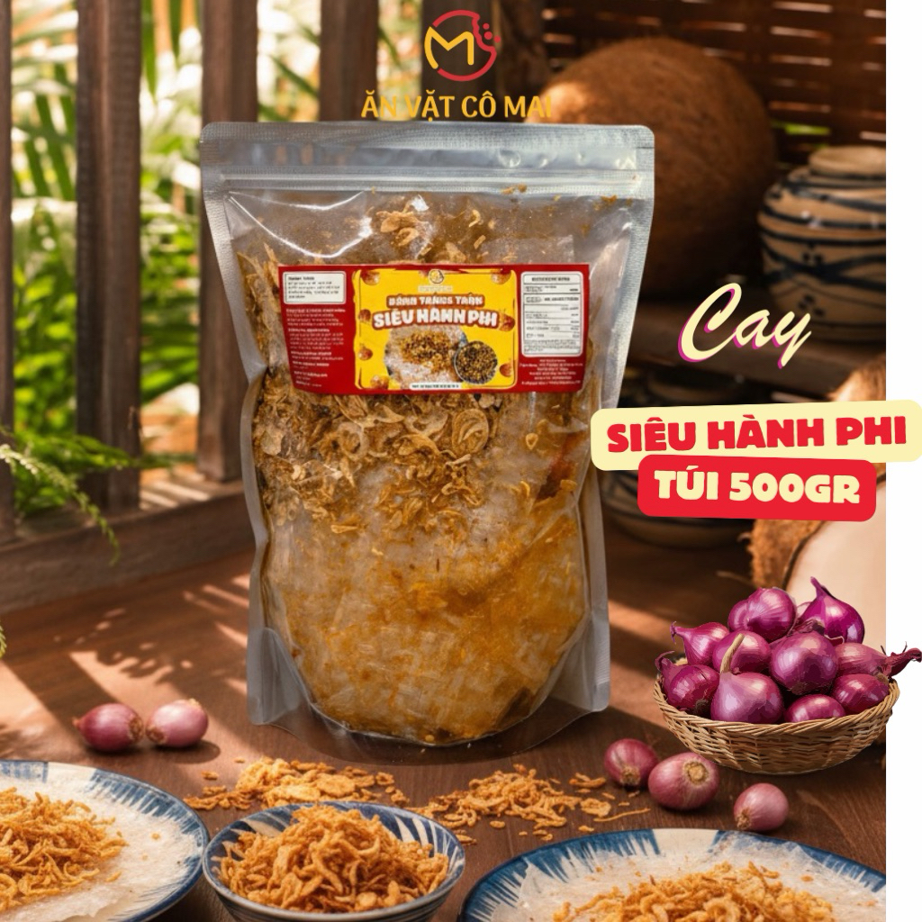 (TÚI 500GR) Bánh Tráng Trộn SIÊU HÀNH PHI - Túi Zip 500Gr - Ăn Vặt Cô Mai