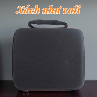 Hộp Đựng Micro 4 Ngăn Chống Sốc – EVA Cao Cấp, Siêu Bền – Có Quai Xách & Khoá Kéo Tiện Dụng