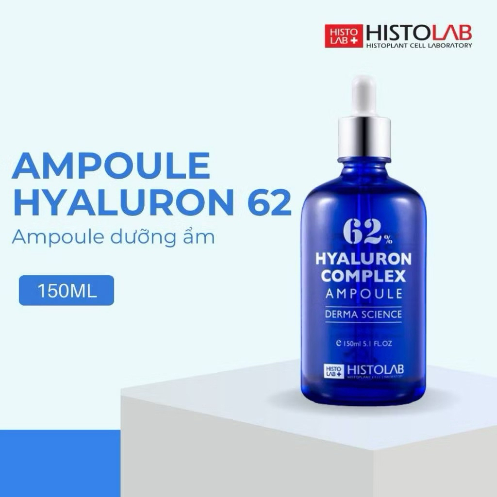 Tinh Chất Dưỡng Ẩm HISTOLAB Hyaluron Complex Ampoule 62% lọ 50ml hạn 2028 IS374