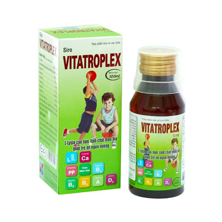 [CHÍNH HÃNG - CÓ QUÀ] Siro Vitatroplex Hỗ Trợ Bổ Sung L-Lysin Các Vitamin Khoáng Chất Hỗ Trợ Kích Thích Ăn Ngon - 20 ống