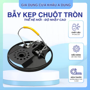 Bẫy Chuột Kẹp, Bẫy Chuột Kẹp Thông Minh Dùng Bắt Chuột Siêu Nhạy, Dễ Dùng, Tái Sử Dụng Nhiều Lần