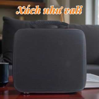 Hộp Đựng Micro 4 Ngăn Siêu Bền – Chống Sốc, Chống Nước, Vải EVA Cao Cấp – Có Quai Xách & Khoá Kéo