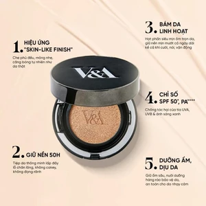 Cushion V&A Che Phủ Hoàn Hảo, Lâu Trôi , Tự Nhiên 15g | NHÍM HOUSE