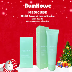 Combo Tinh Chất và Kem Dưỡng Dịu Da Medicube Exosome Cica Calming Ampoule 30ml & 50ml