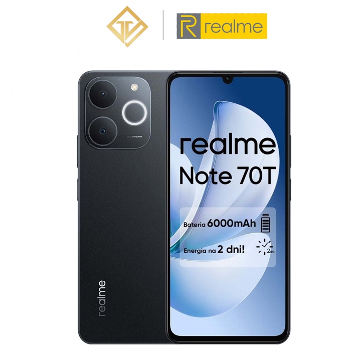 Điện thoại Realme Note 70T 4GB/128GB Unisoc T7250, Pin 6000mAh