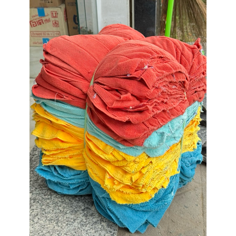 [ Combo 3kg-5kg] Khăn nối xốp khăn 3M giẻ lau công nghiệp siêu thấm hút dùng lau nhà lau máy móc Kt 40*40cm | BigBuy360 - bigbuy360.vn