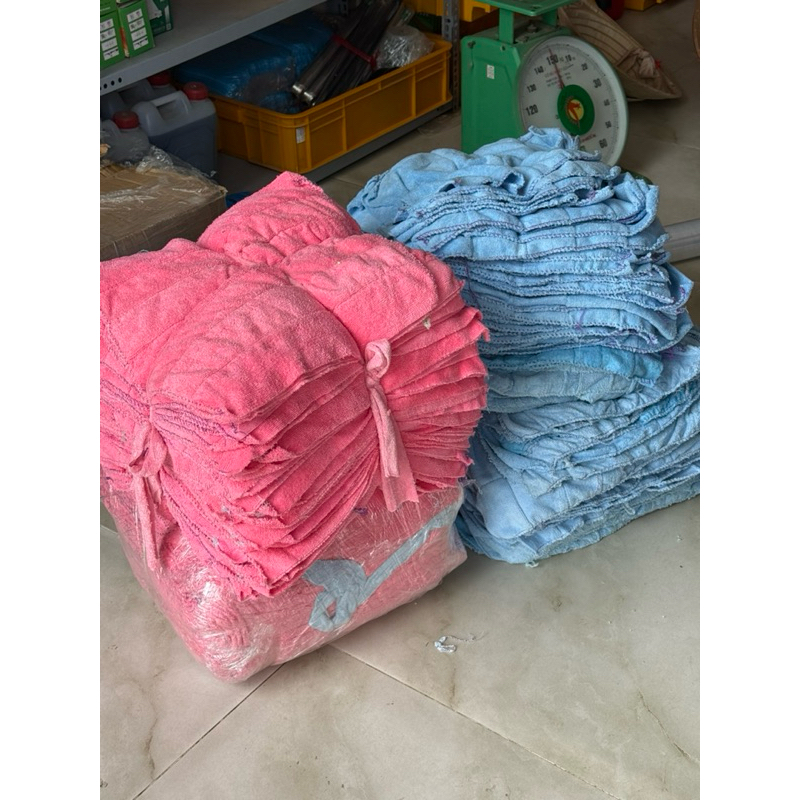 [ Combo 3kg-5kg] Khăn nối xốp khăn 3M giẻ lau công nghiệp siêu thấm hút dùng lau nhà lau máy móc Kt 40*40cm | BigBuy360 - bigbuy360.vn