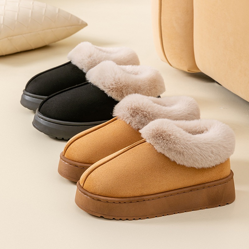 Bốt lông cổ bồng siêu ấm – slip-on tiện lợi, đế cao su bám tốt, phối đồ cực xinh