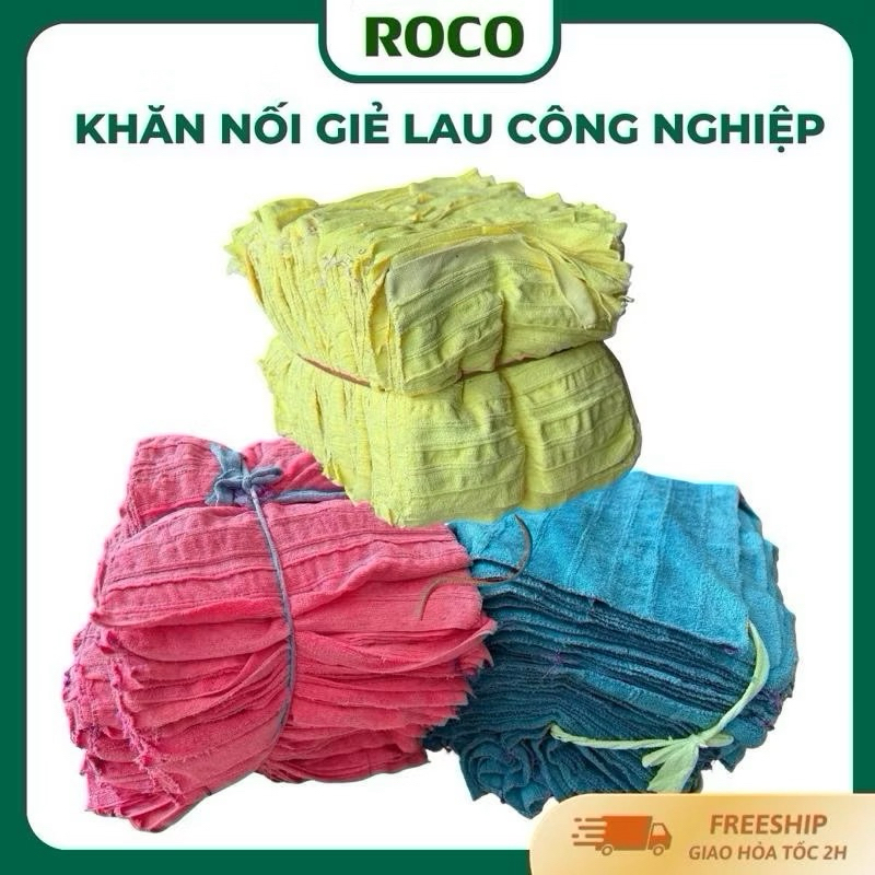 [ Combo 3kg-5kg] Khăn nối xốp khăn 3M giẻ lau công nghiệp siêu thấm hút dùng lau nhà lau máy móc Kt 40*40cm