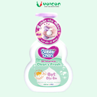 Bọt tắm gội em bé Bobby Chan 2in1 dịu nhẹ, sạch sâu, dưỡng ẩm, an toàn cho làn da nhạy cảm