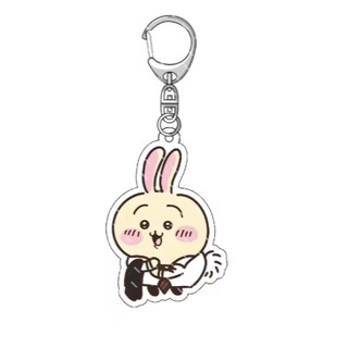 Móc khóa acrylic nhân vật Chiikawa trong anime/manga – Hachiware, Usagi – phụ kiện treo túi, trang trí dễ thương.