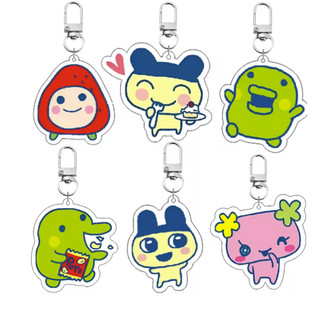 Móc khóa acrylic phiên bản Q (chibi) các nhân vật Tamagotchi – Mametchi, Kuchipatchi, Mimitchi, Gozarutchi