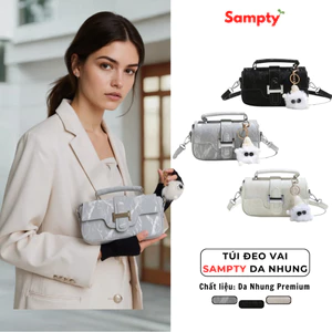 Túi Hộp 𝐒𝐚𝐦𝐩𝐭𝐲 Đeo Vai 5 Lớp Siêu Dày Đứng Form Đeo Chéo Nữ Phụ Kiện Gấu Tuyết Phong Cách Hàn Quốc 2025