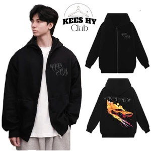 Áo Khoác Zip Hoodie Xe Đua In Hình Y2k Keeshy Form Chuẩn Basic Chất Nỉ Bông Cao Cấp Mũ 2 Lớp Dày Nam Nữ