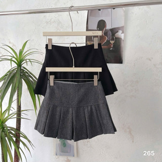 QCL1 #265 Chân váy dạ xếp ly to form ôm gọn siêu xinh