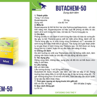 Combo 2 chai BUTACHEM-50 hoặc IMOCHEM-120 – dung dịch thú y Interchemie – Hà Lan