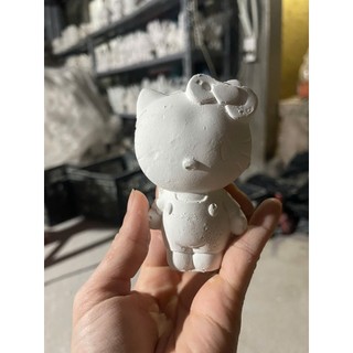 Tượng thạch cao 3D tô màu cho bé gái [tặng dây 6 màu khi mua 2 tượng]